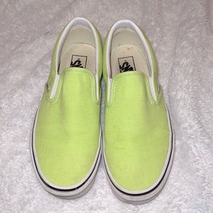 Lime Green Vans- Women’s Size 9